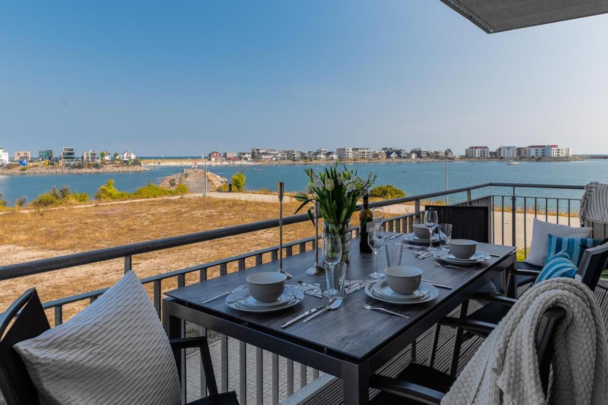Апартаменты Ocean Star- 1 Og, Balkon, Hafenblick, Kamin Ольпениц Экстерьер фото